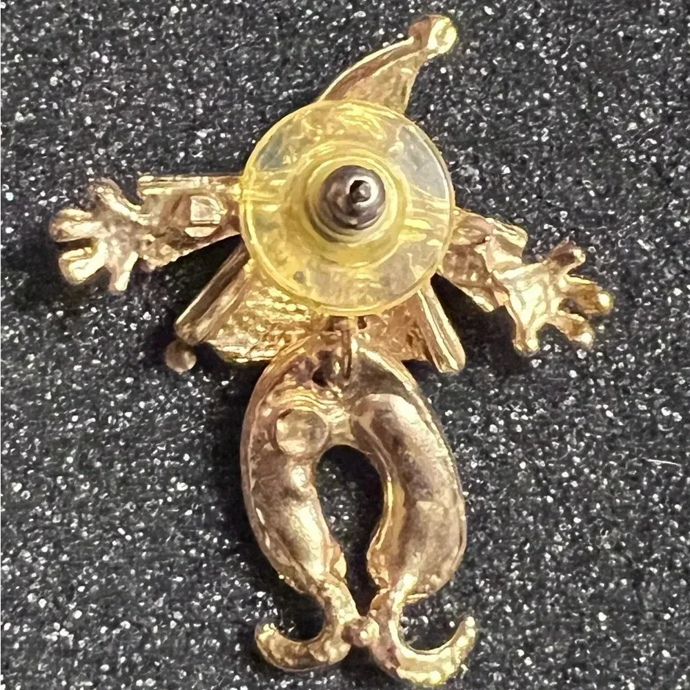Vintage Clown Brooch